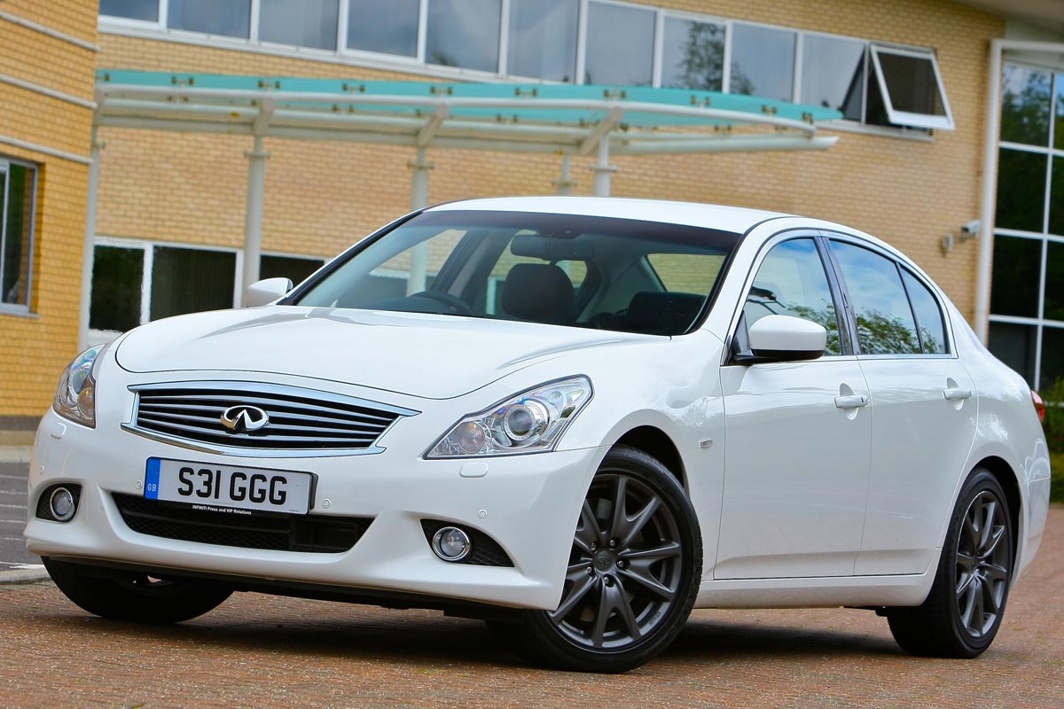 Infiniti G37x static with building