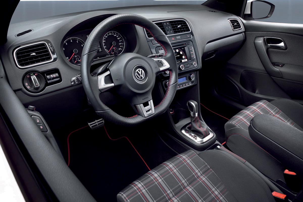 VW Polo GTI interior from side