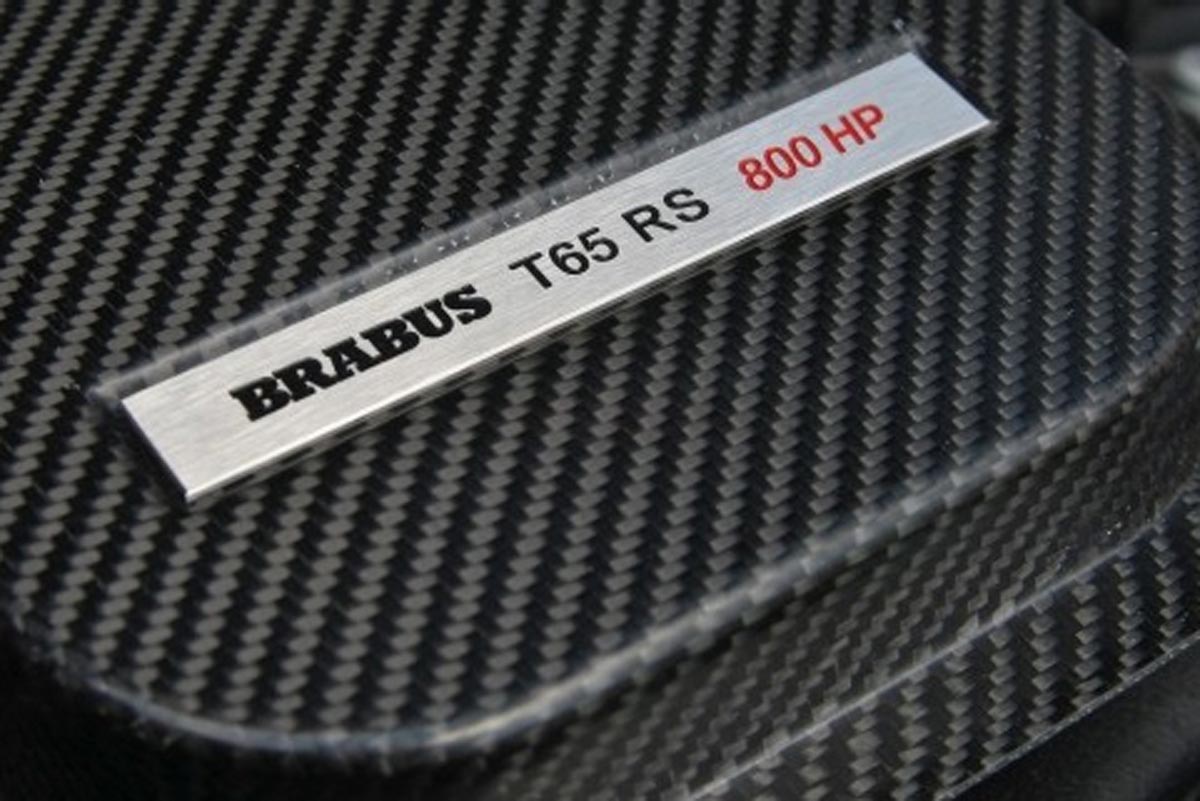 Brabus SL65 AMG Vanish plaque