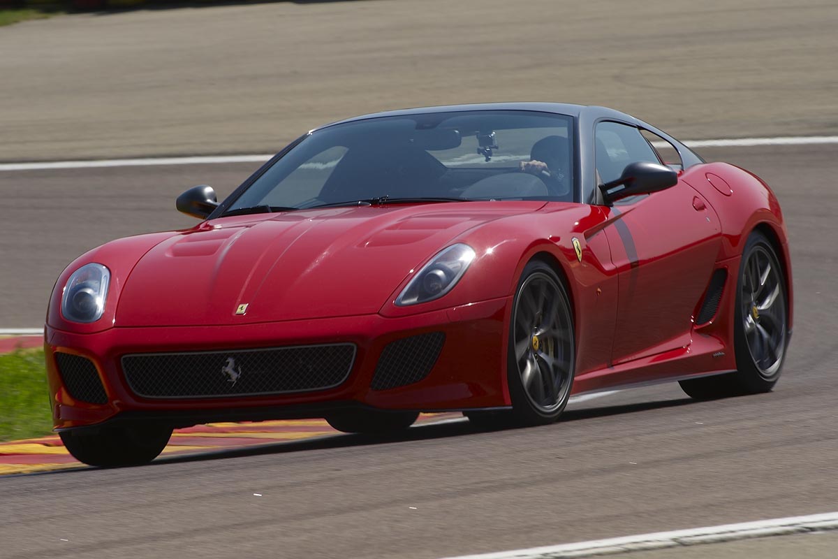 Ferrari 599 GTO track corner