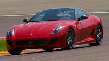 Ferrari 599 GTO track corner