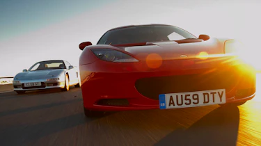 Honda NSX v Lotus Evora