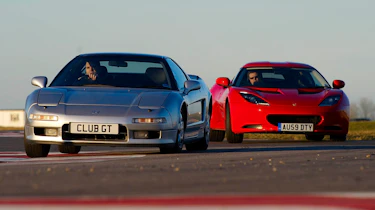 Honda NSX v Lotus Evora