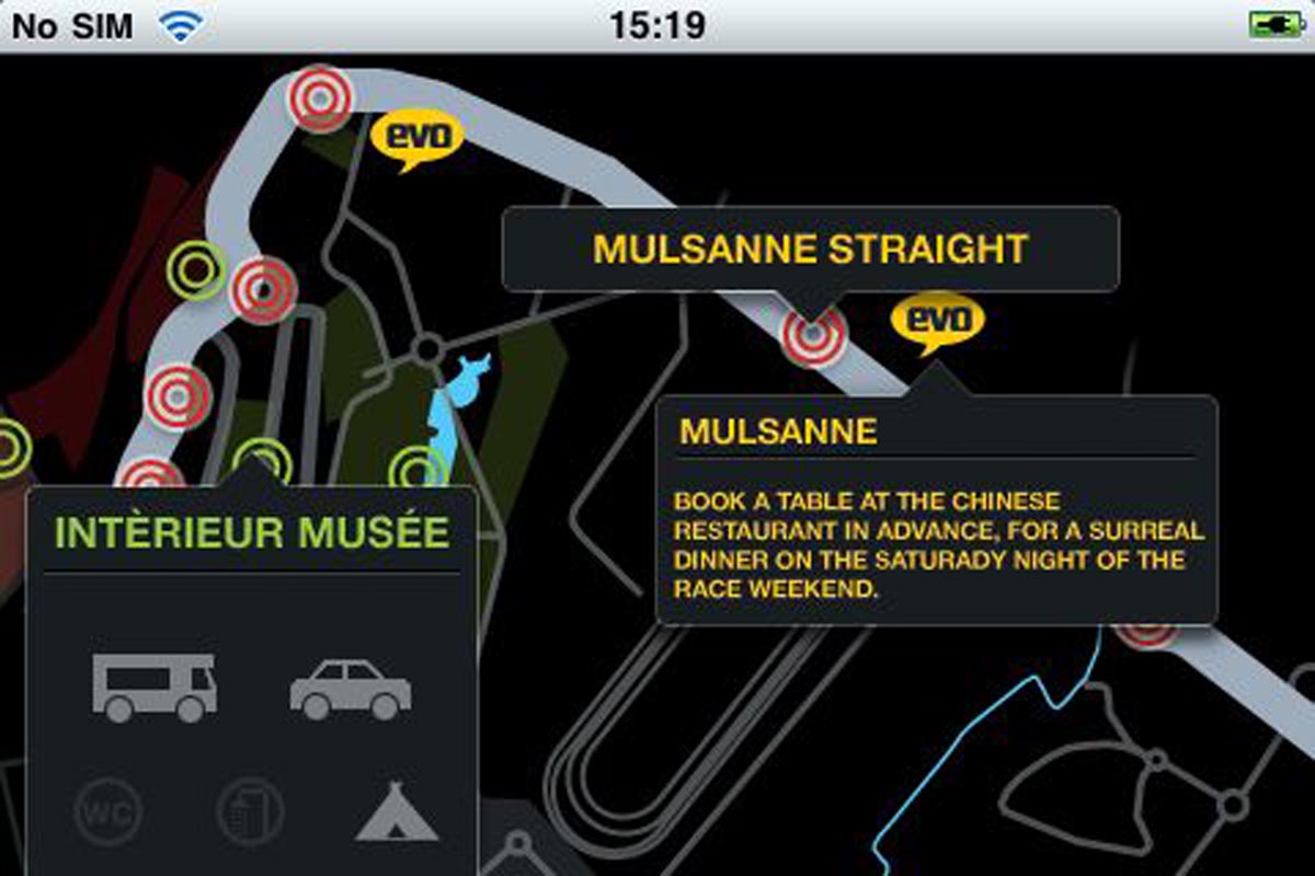 Evo le mans app 2