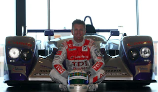 Audi's Allan Mcnish at Le Mans 24 hours