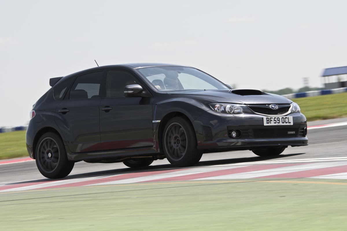 Subaru Impreza Cosworth CS400 cornering