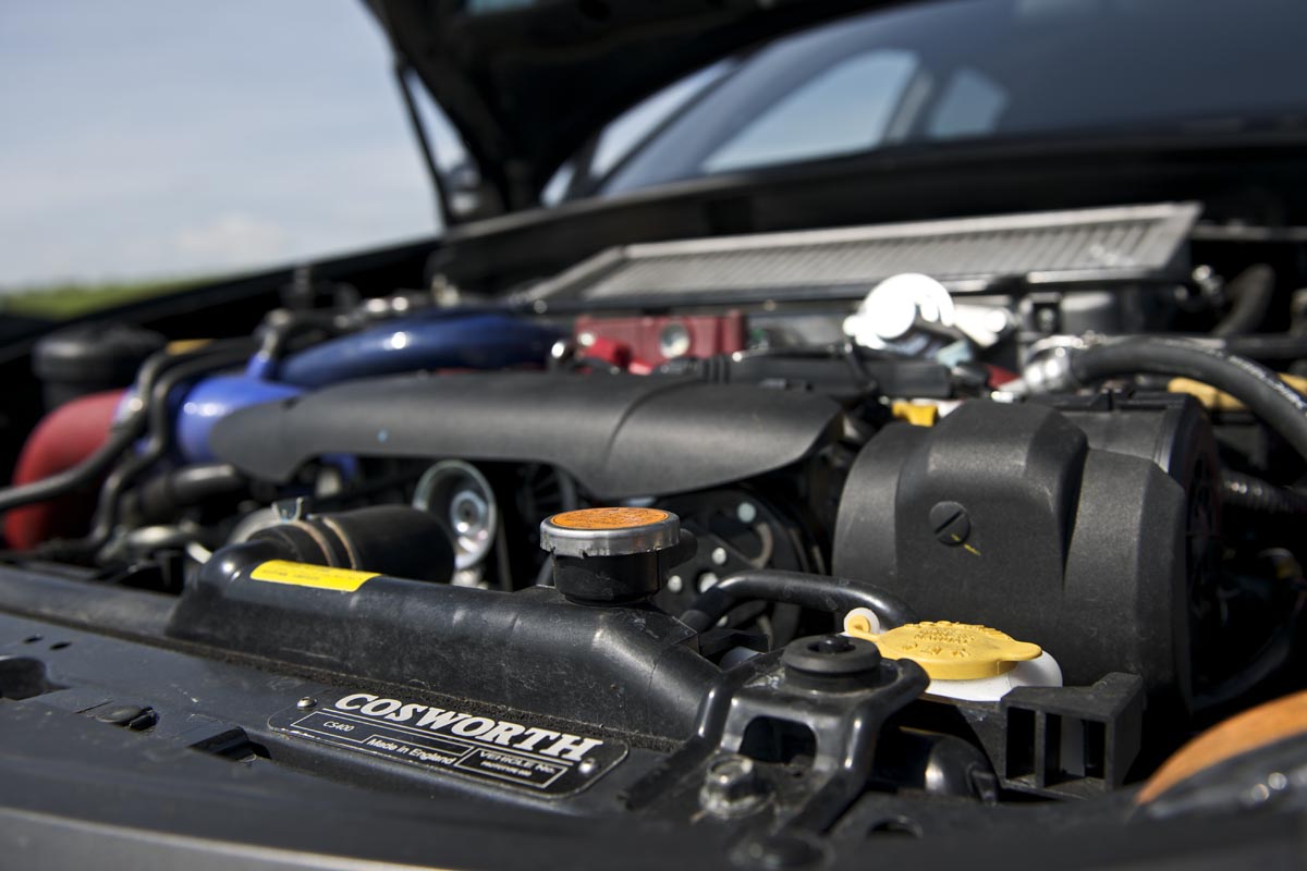 Subaru Impreza Cosworth CS400 engine low