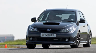 Subaru Impreza Cosworth CS400 track corner