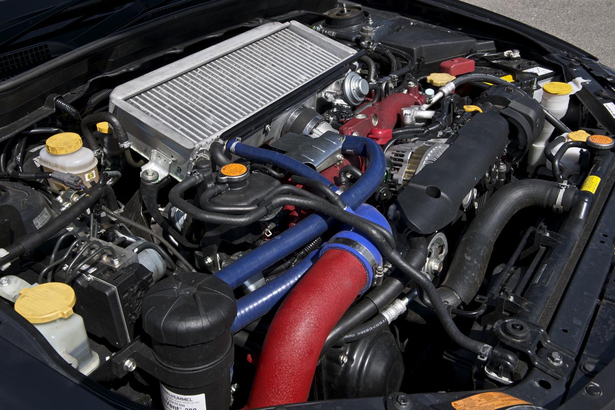 Subaru Impreza Cosworth CS400 engine low