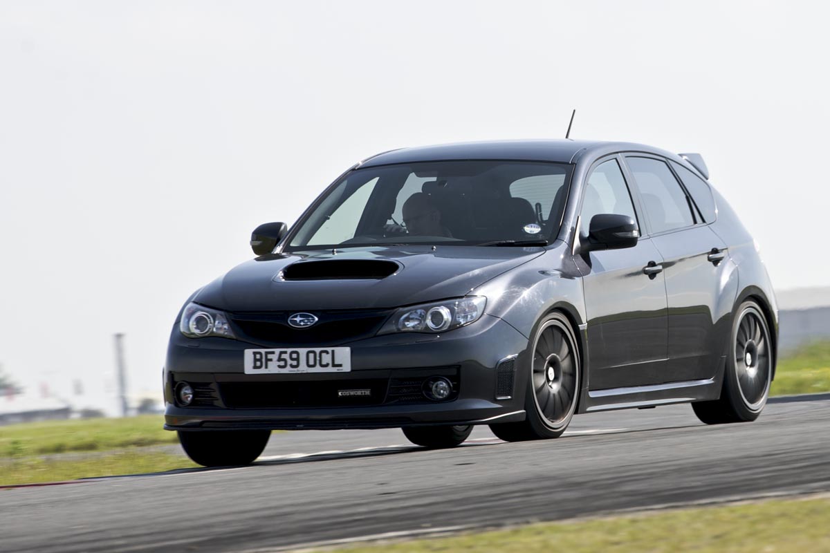 Subaru Impreza Cosworth CS400 on track
