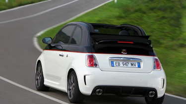 Abarth 500C rear on road