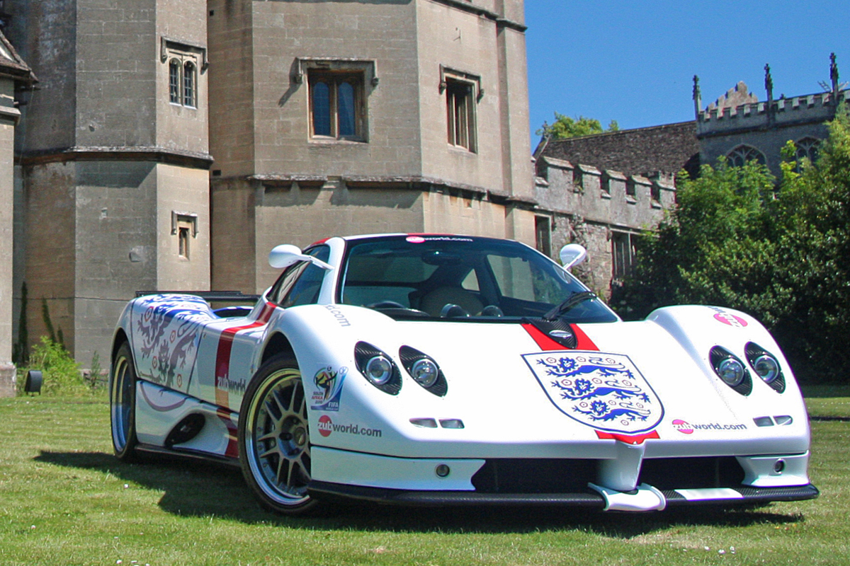 England Pagani Zonda supercar