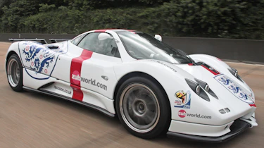 England Pagani Zonda supercar