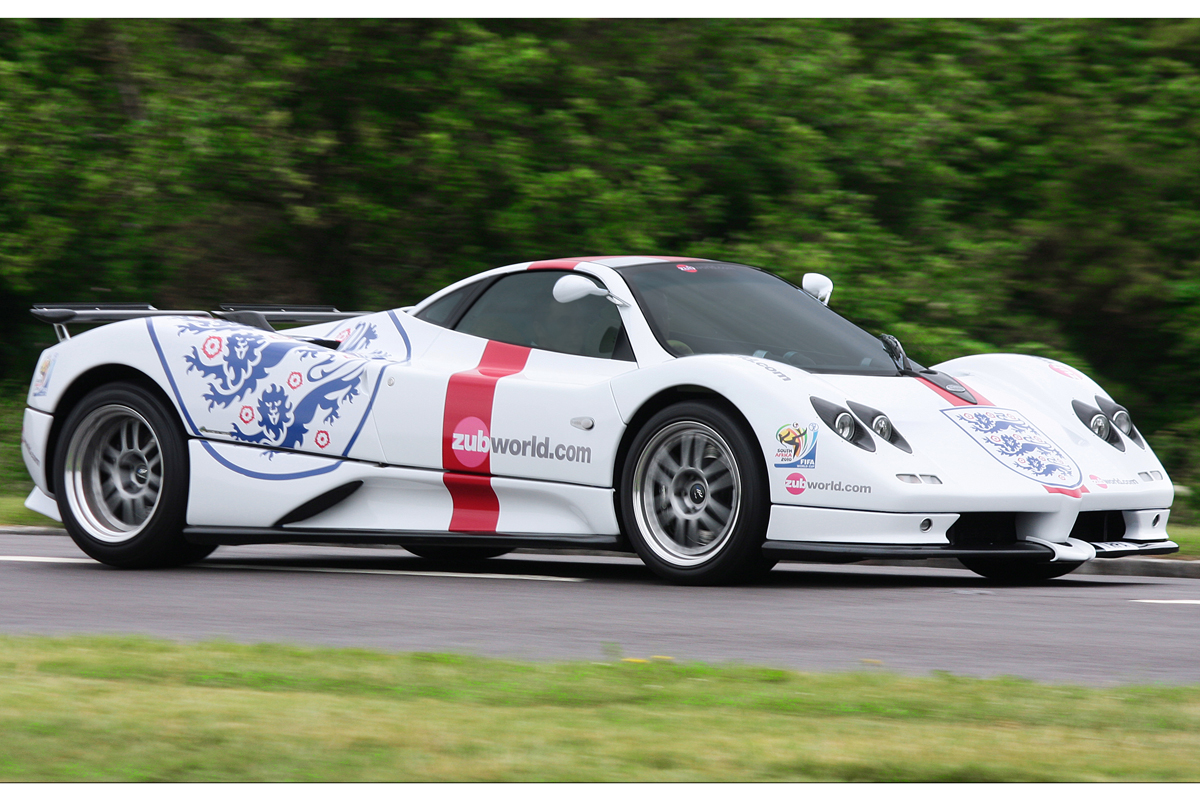 England Pagani Zonda supercar