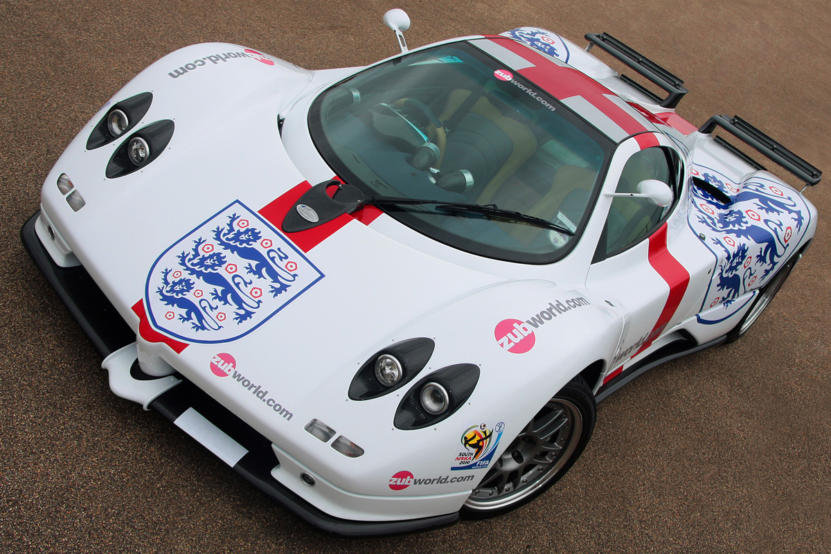 England Pagani Zonda supercar