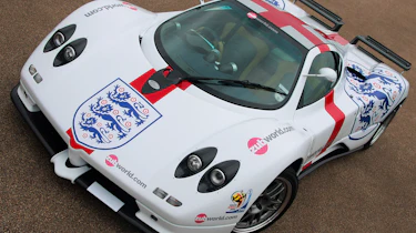 England Pagani Zonda supercar