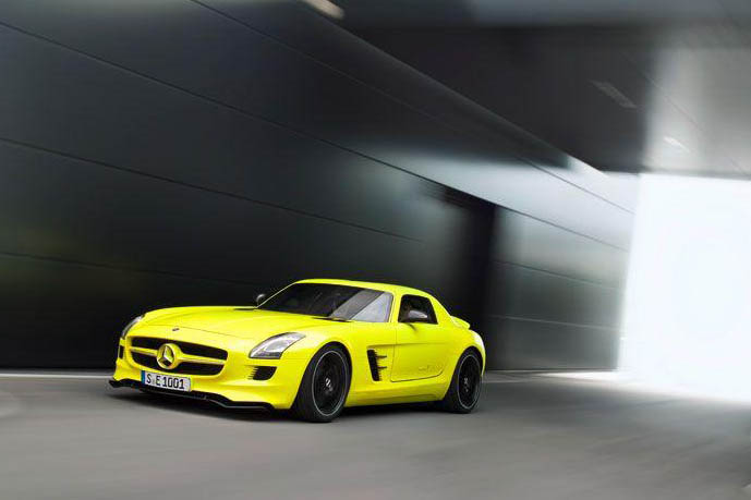 Electric Mercedes-Benz SLS AMG