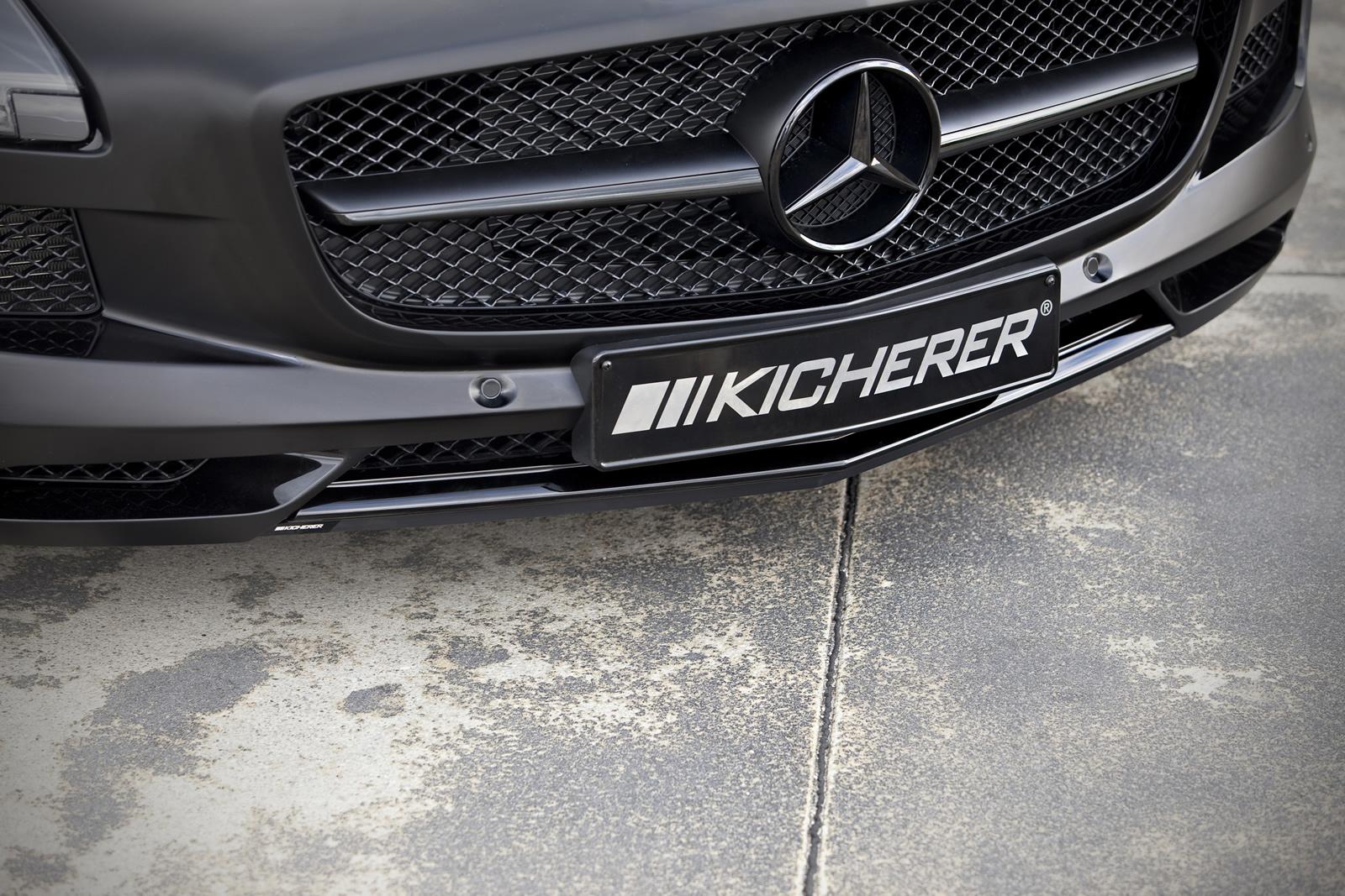 Mercedes SLS AMG 'Black' by Kicherer, front splitter picture