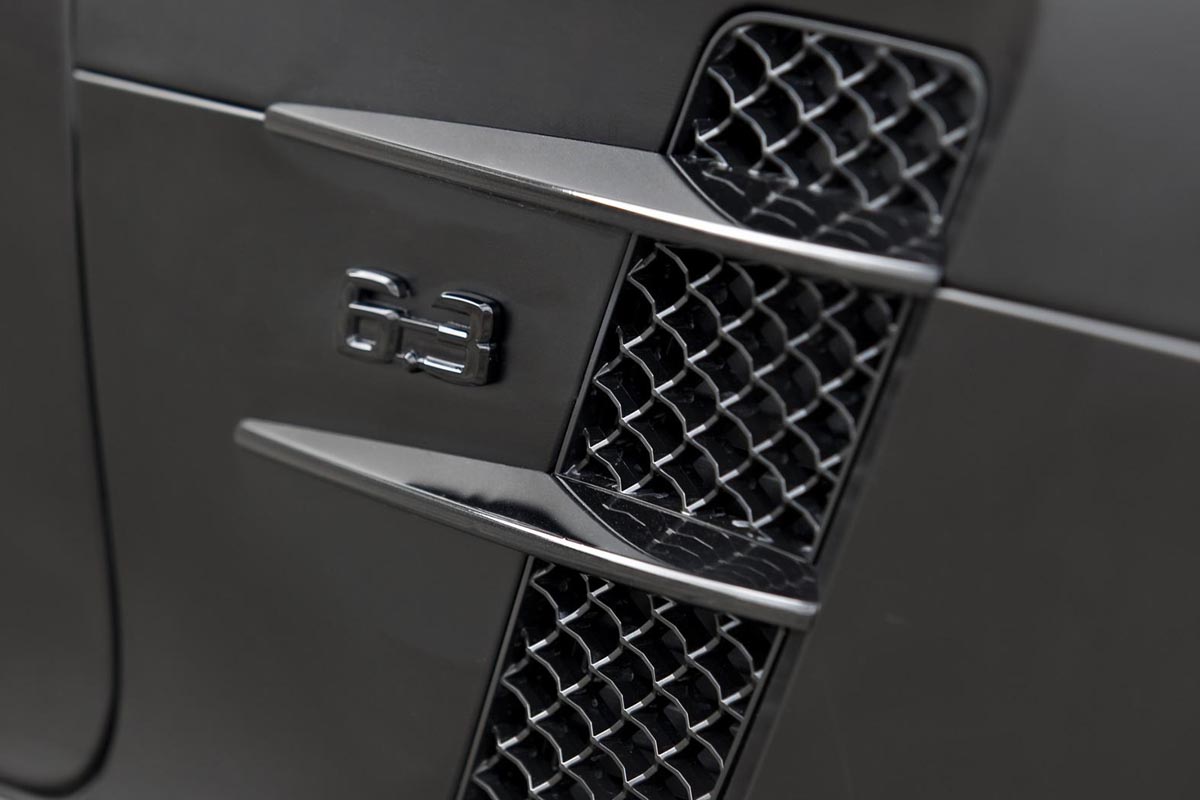 Mercedes SLS AMG 'Black' by Kicherer, side vent picture