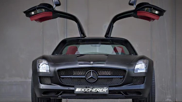 Mercedes SLS AMG 'Black' by Kicherer, dead front picture