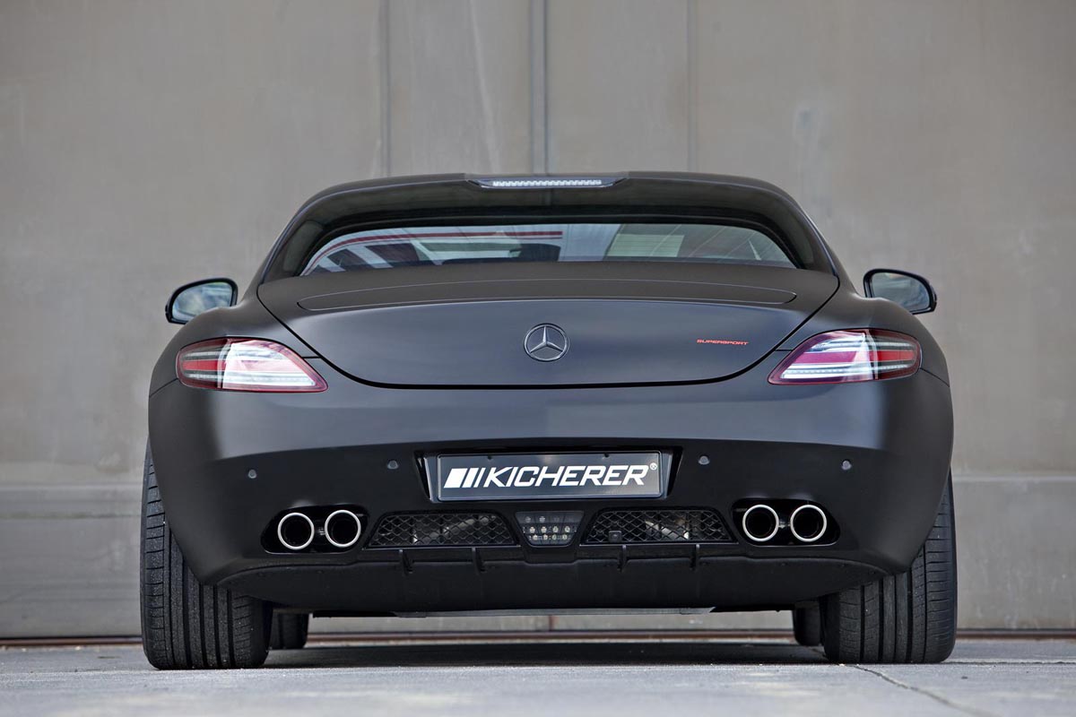 Mercedes SLS AMG 'Black' by Kicherer, dead rear picture