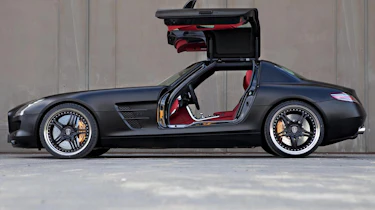 Mercedes SLS AMG 'Black' by Kicherer, side picture