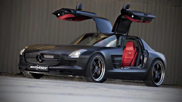 Mercedes SLS AMG 'Black' by Kicherer, front three-quarter picture