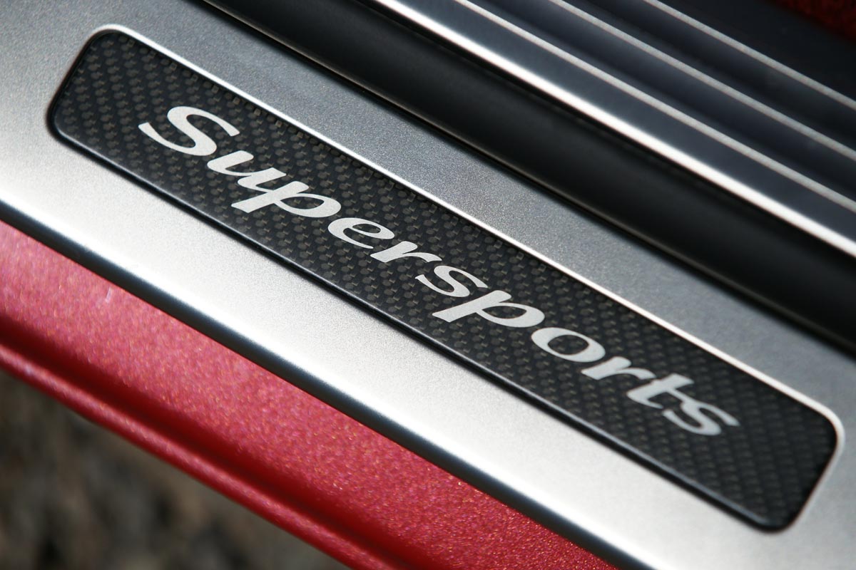 Bentley Conti GT Supersports convertible badge