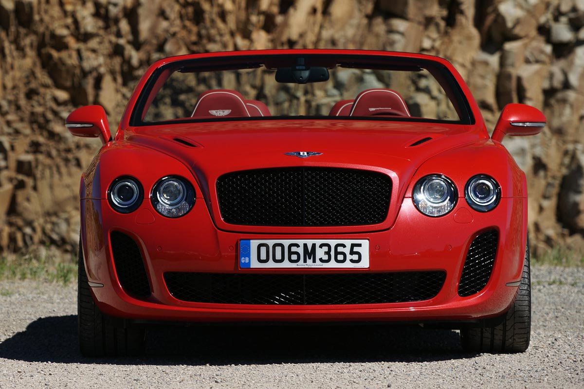 Bentley Conti GT Supersports convertible nose static