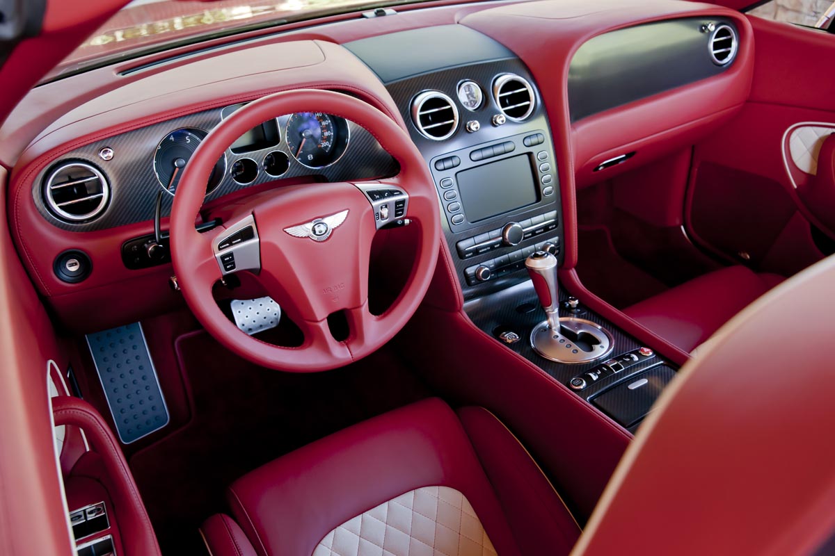 Bentley Conti GT Supersports convertible cockpit