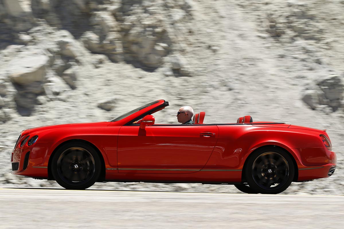 Bentley Conti GT Supersports convertible pan