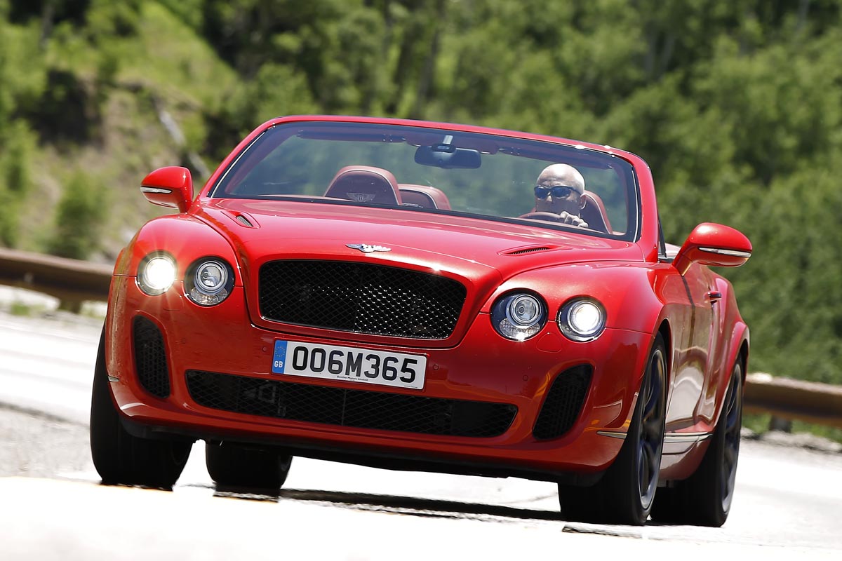 Bentley Conti GT Supersports convertible corner