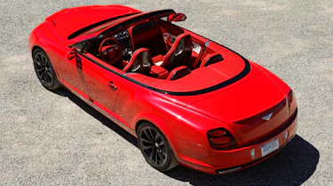 Bentley Conti GT Supersports convertible overhead
