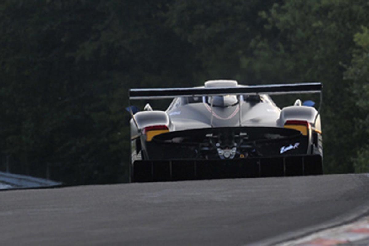 Pagani Zonda R ring record rear
