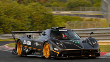 Pagani Zonda R ring record corner