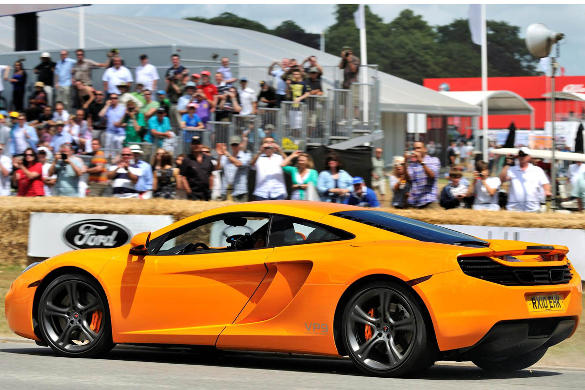 New McLaren MP4-12C supercar