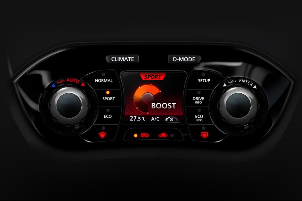 Nissan Juke controls
