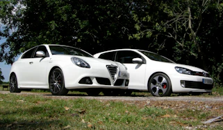 Alfa Giulietta group test twin