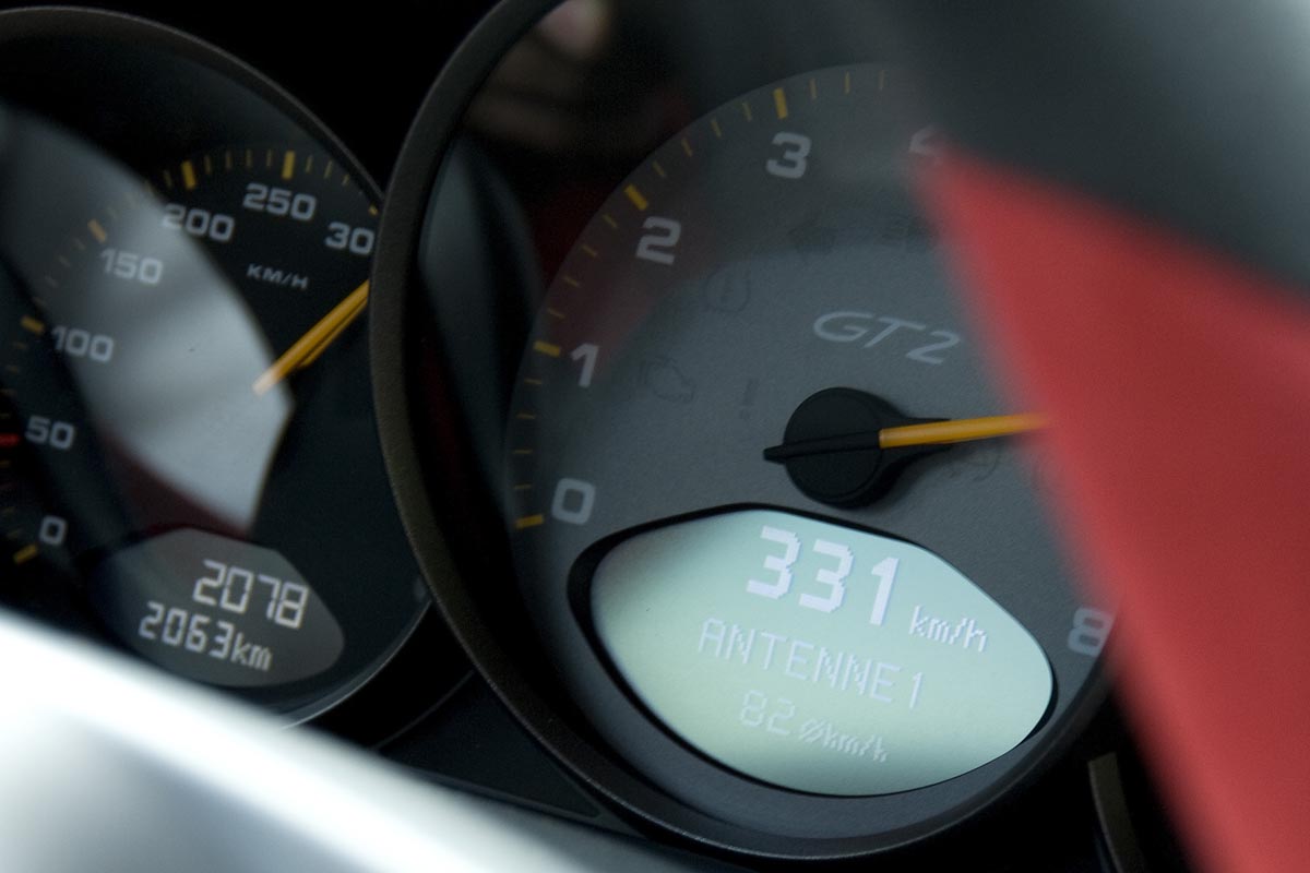 Porsche 911 GT2 RS speedo!