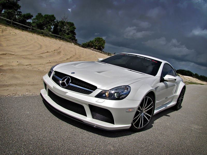 Renntech Mercedes SL65 Black front tracking