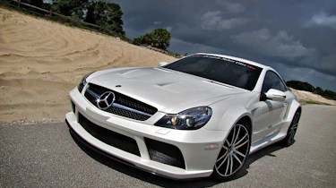 Renntech Mercedes SL65 Black front tracking