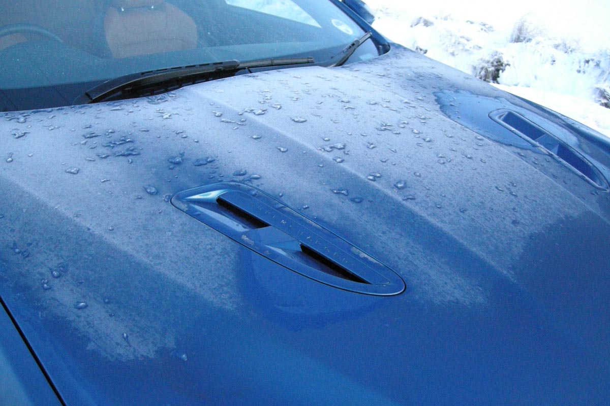 Jaguar XFR long term bonnet