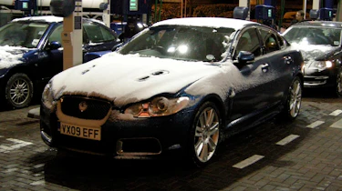 Jaguar XFR long term snow