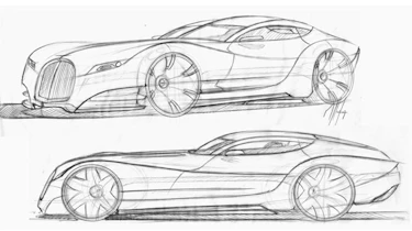 Morgan Eva GT sketch