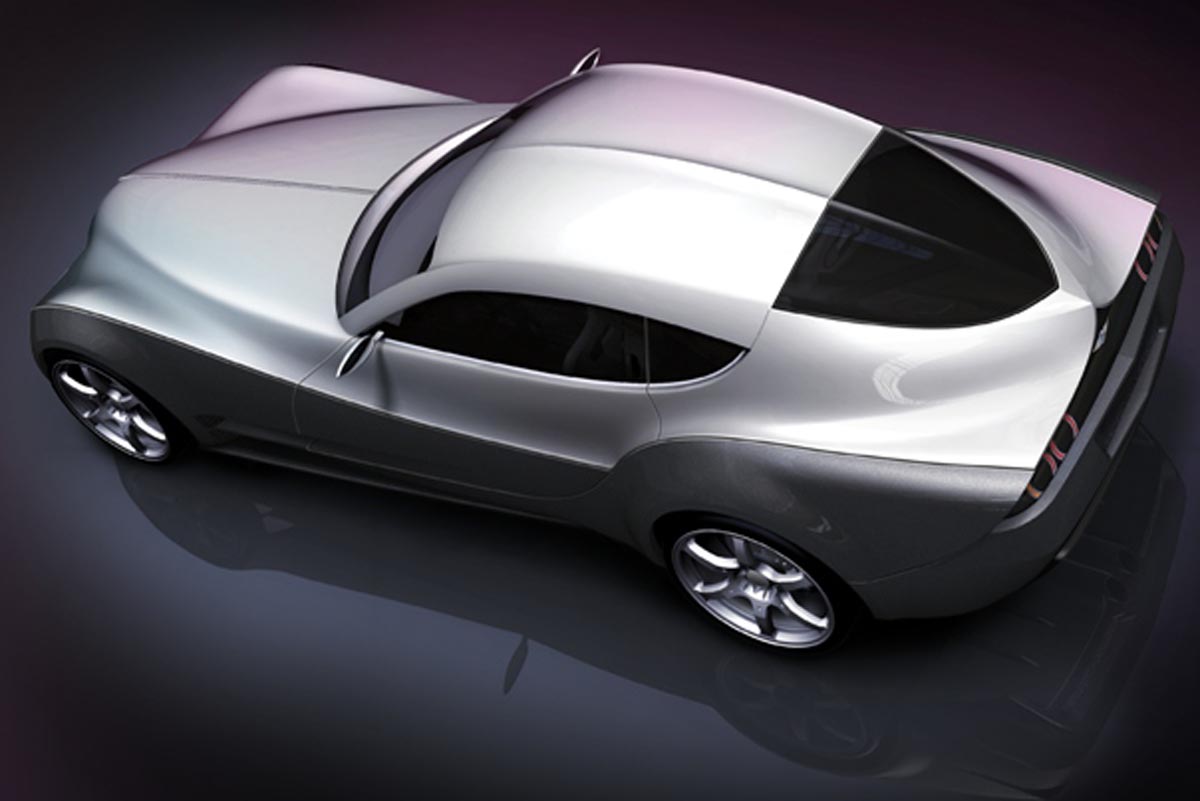 Morgan Eva GT overhead