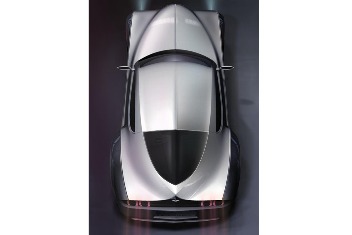 Morgan Eva GT overhead
