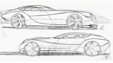 Morgan Eva GT sketch