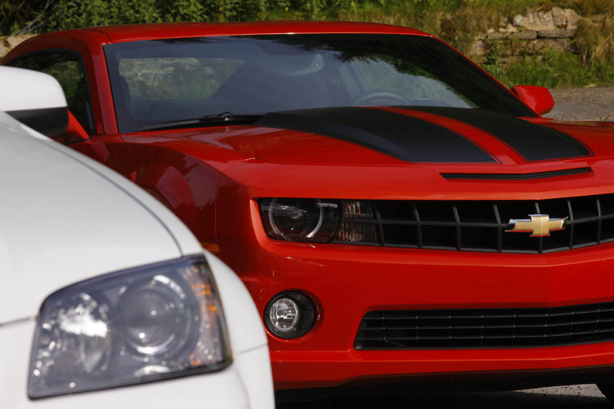 Chevrolet Camaro SS v Ford Mustang GT v Vauxhall VXR8 Bathurst S v Cadillac CTS-V