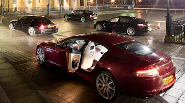 Aston Martin Rapide v Porsche Panamera Turbo v Maserati Quattroporte GT S v Bentley Flying Spur Speed
