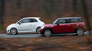 Mini Cooper S and Abarth 500